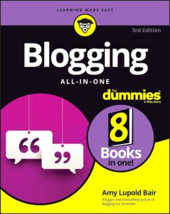 Blogging All In One Dummies