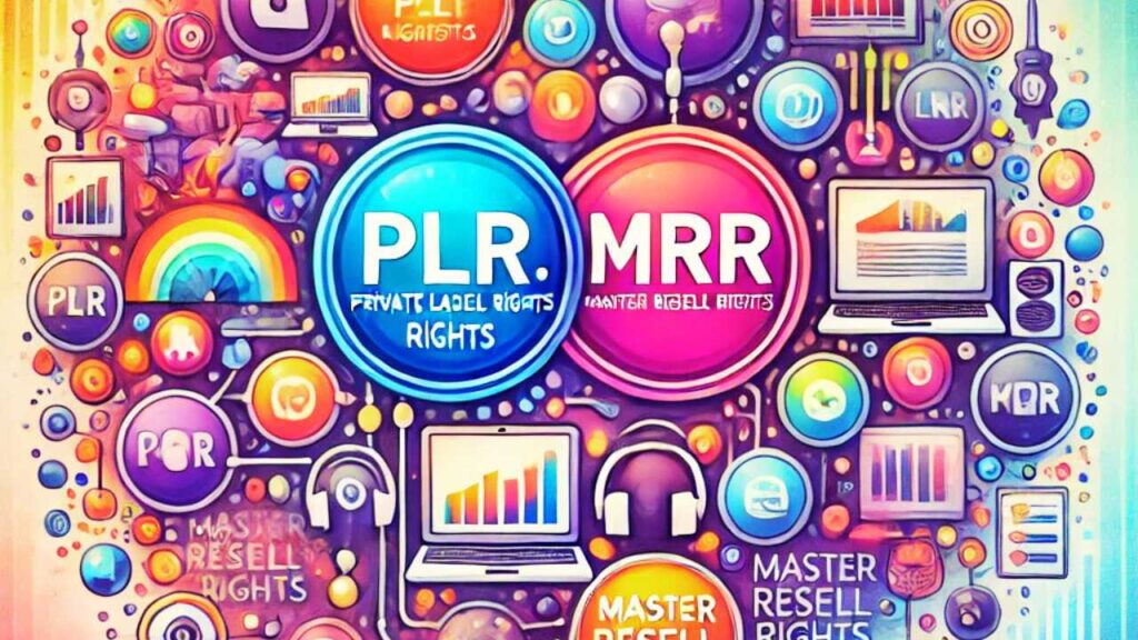 Private Label Rights PLR and Master Resell Rights MRR